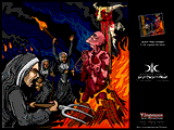 "Burn the Priest" CD Cover Art by Vengeance