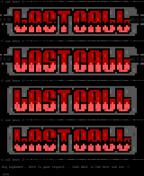 last calls logos by [lord.autopsy]