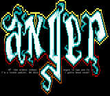 anger promo font. by gammafunkula