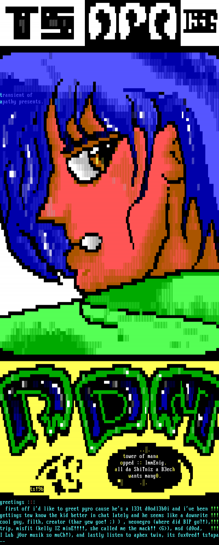 tower of mana - ansi 3 by transient