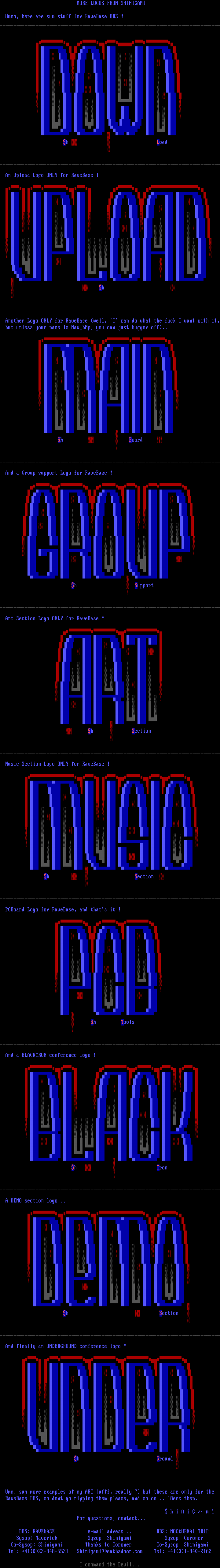 Logos for RaveBase ! by Shinigami