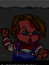 it's chucky from child's play! by dyce