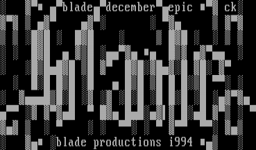 Blade December File_id.diz! by Chromatik