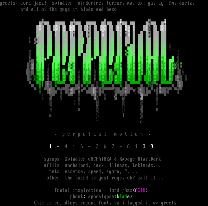 perpetual motion logo by apocalypse