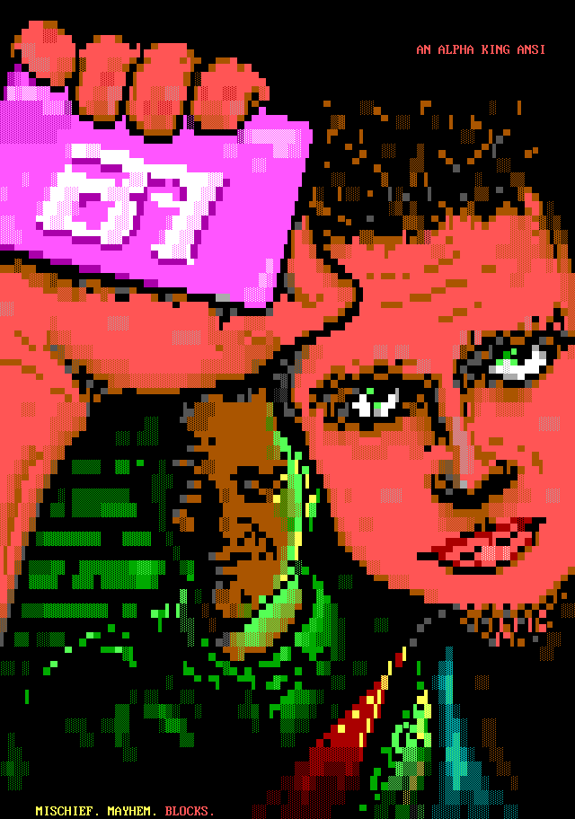 I am Jack's ANSi Drawing by Alpha King