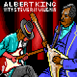 Albert King with Stevie Ray Vaughan by Whazzit