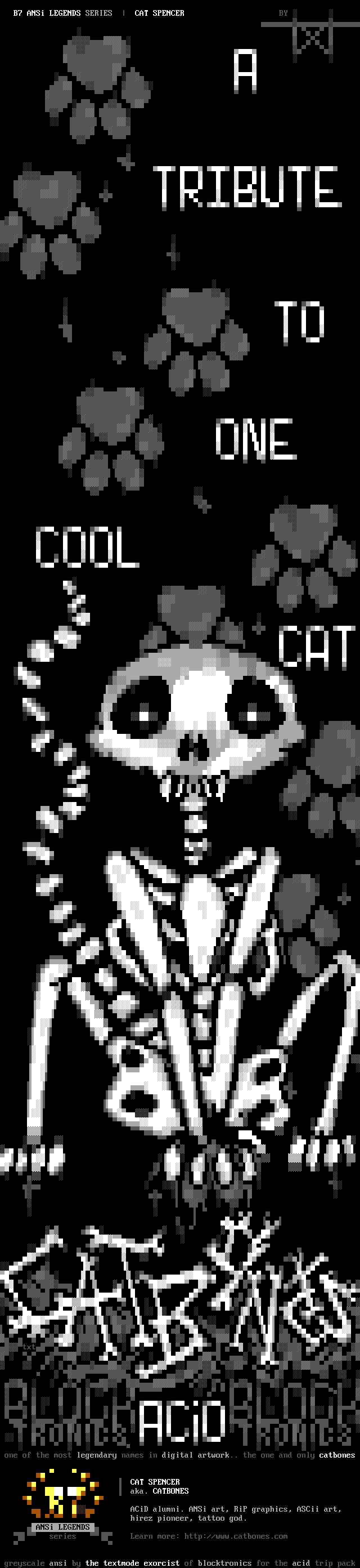 ANSi Legends: Catbones Tribute by the textorcist