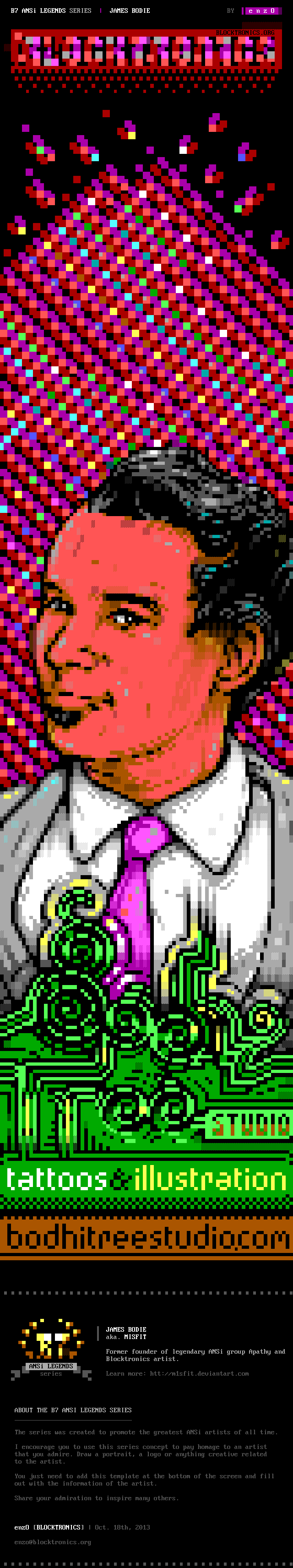ANSi Legends: James Bodie by Enzo
