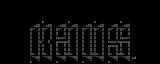 kaoz ascii logo. by sad