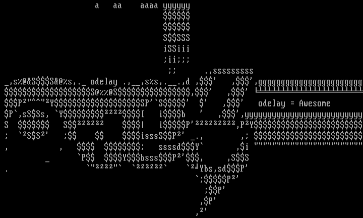 odelay ascii by the illusionist