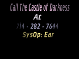 Castle Of Darkness Font 1 by Guest Artist