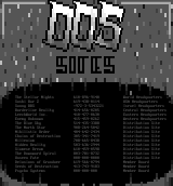 01/95 DOS Site Listing by Invisible Anarchy
