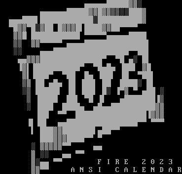 Fire Calendar 2023 by nail