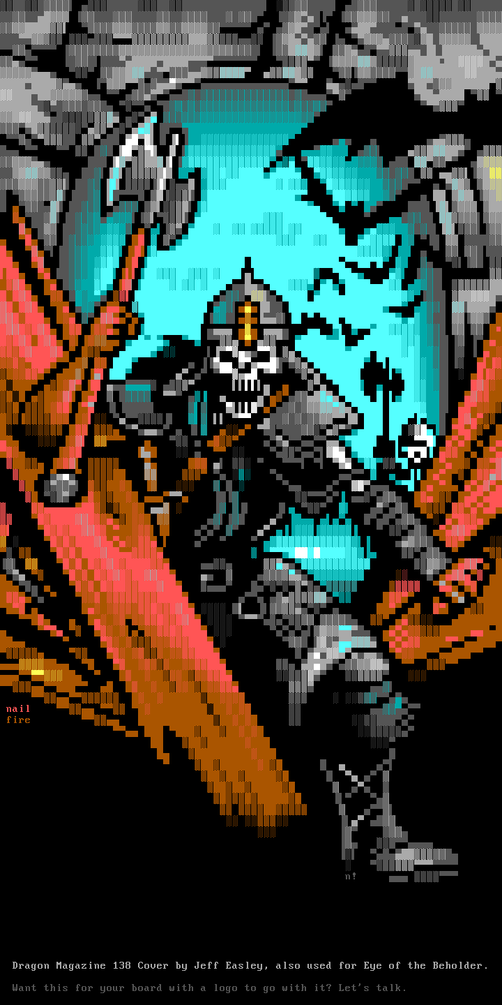 halloween greetings by nail