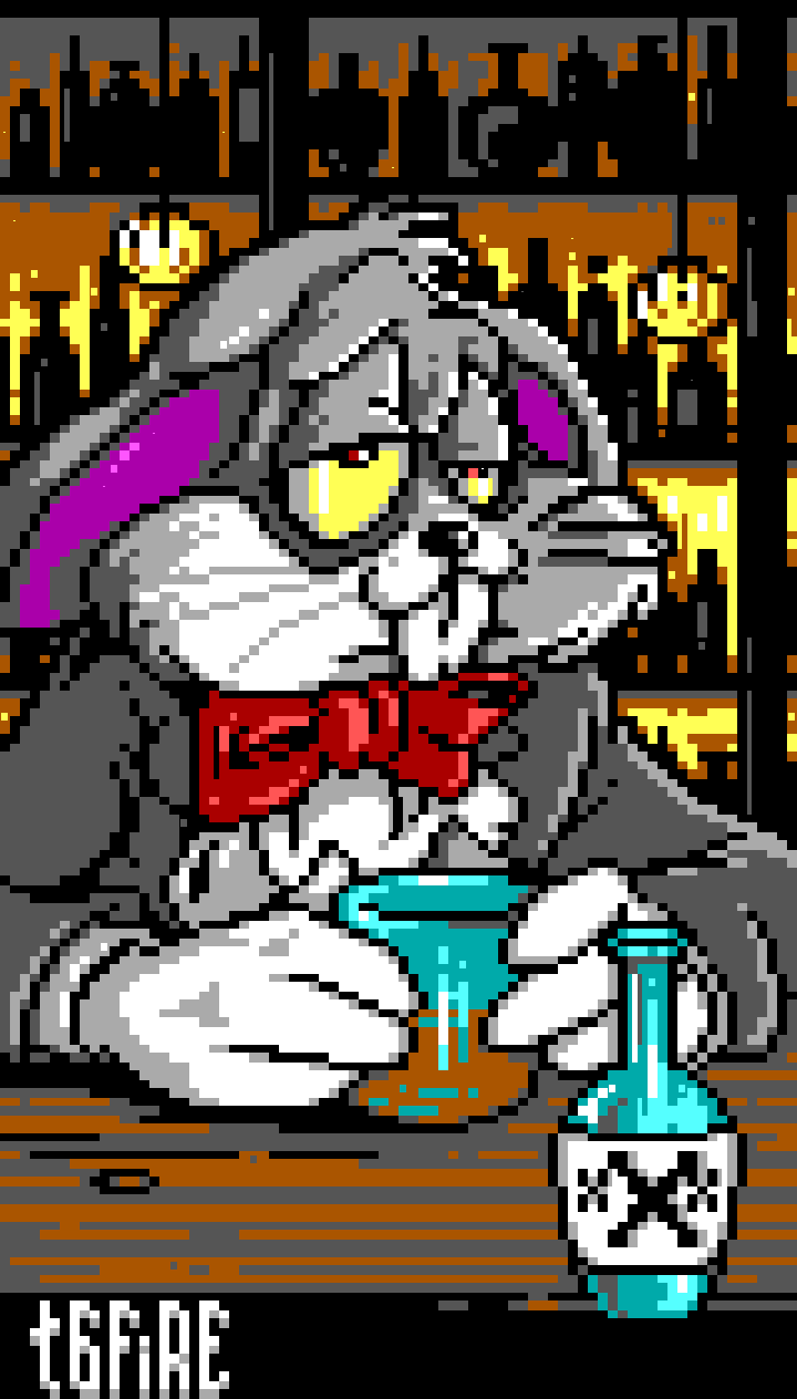 Buzzed Bunny by Toon Goon