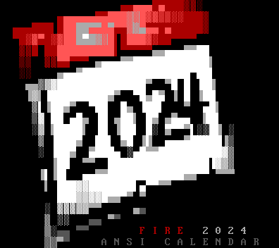 Fire Calendar 2024 by nail