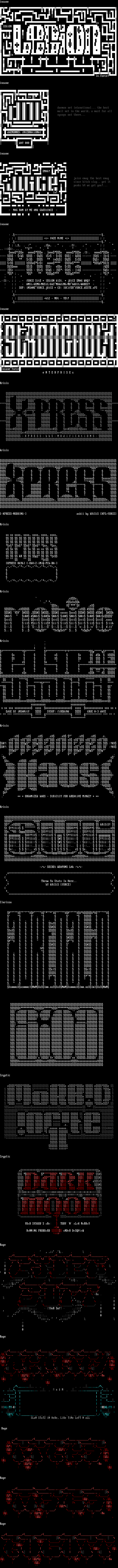 fORCE Ascii Collection by fORCE