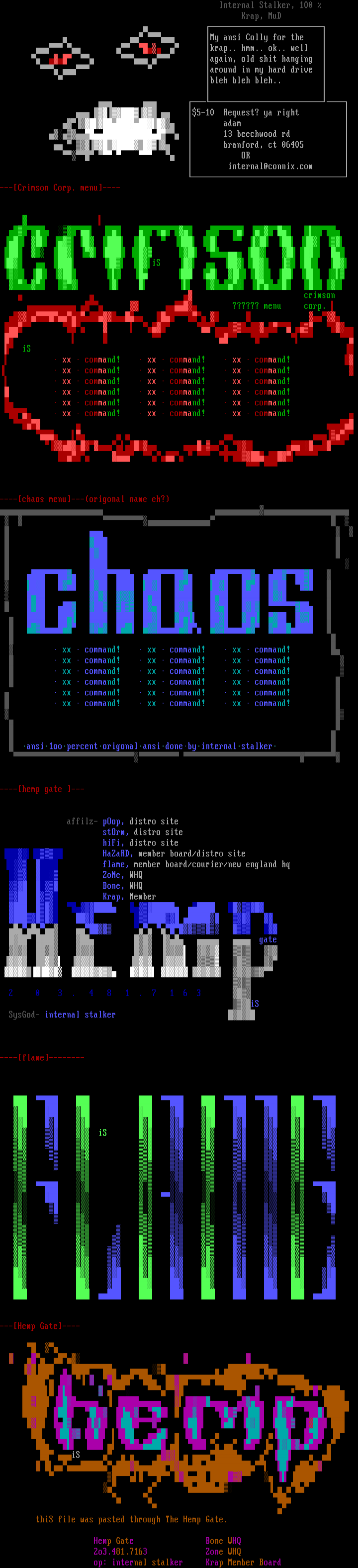 ansi colly for you by internal stalker