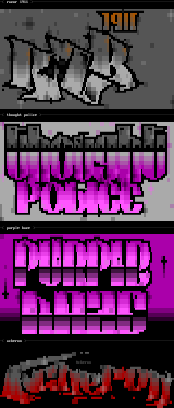 Ansi logos for pack 12 by Cool Guy