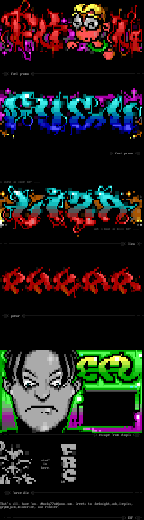 ansi logos pack 15 by knocturnal