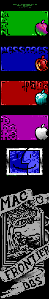 Macintosh Frontier BBS by Zeus II
