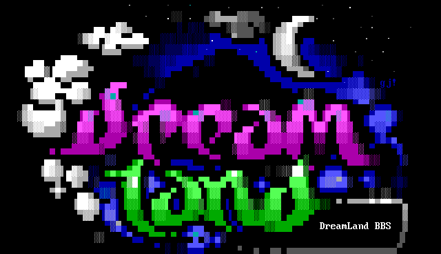 dreamland BBS - logo #2 by grymmjack (gj!)