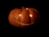 HAL-o-ween Pumpkin by Hacker Joe