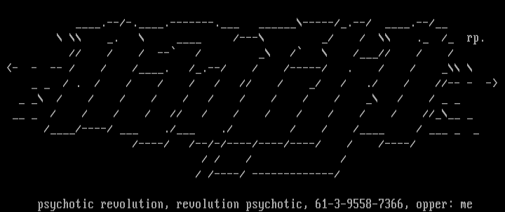 psychotic revolution by rippa