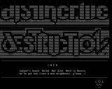 Distinctive destruction logo by Iron_Lung
