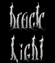 Black Light Font by The Reborn