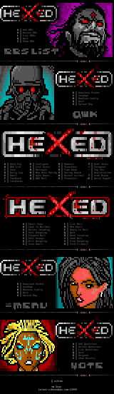 Hexed BBS Menu Set by Nitron