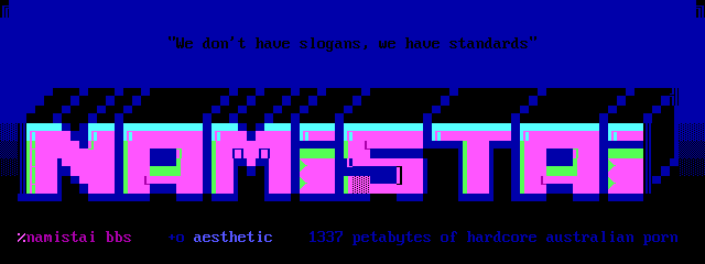 NAMISTAI BBS by warpus