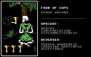 four of cups by littlebitspace