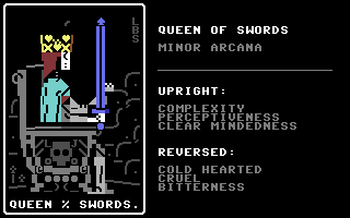 queen of swords by littlebitspace