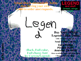 Legend T-Shirt Promo by Legend