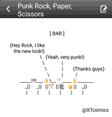Punk Rock, Paper, Scissors by XTComics
