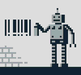 Tagging Robot by 8bitbaba