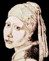 Girl with Pearl Earring by The Mythical Man