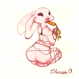 Rope Bunny 3 by Theresa Oborn