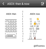 ASCII: then & now by XTComics