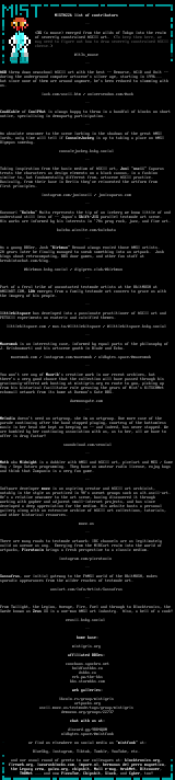 MIST0226 list of contributors by Cthulu