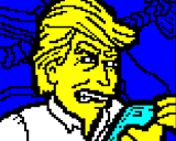 Simpsons Trump by Horsenburger