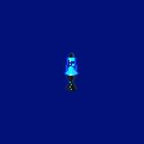 Blue Lava Lamp by 8bit Poet