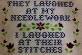 They Laughed At My Needlework by Morgan Lee