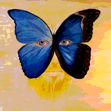 Bi-Gender Butterfly by Etana