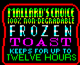 Frozen Toast by Illarterate