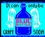 Blue Bottle grape soda by Illarterate