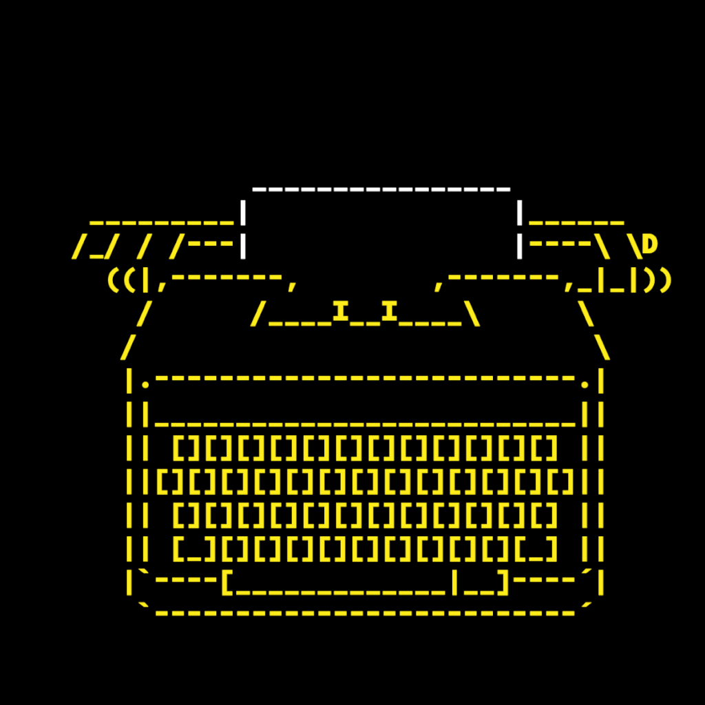 Typewriter by Joninscii