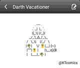 Darth Vacationer by XTComics