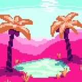 Pixel Paradise by Pixel Art For The He